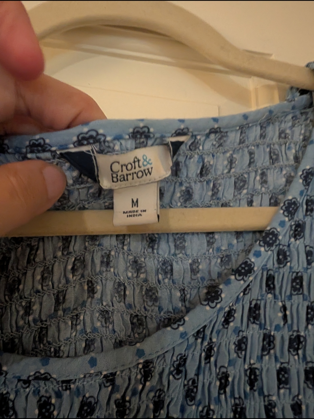 Croft & barrow Floral Light Blue Maxi Dress - Picture 2 of 6